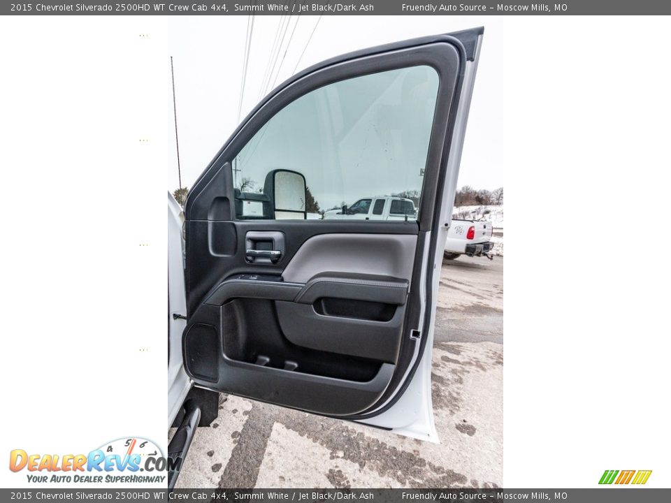 2015 Chevrolet Silverado 2500HD WT Crew Cab 4x4 Summit White / Jet Black/Dark Ash Photo #33