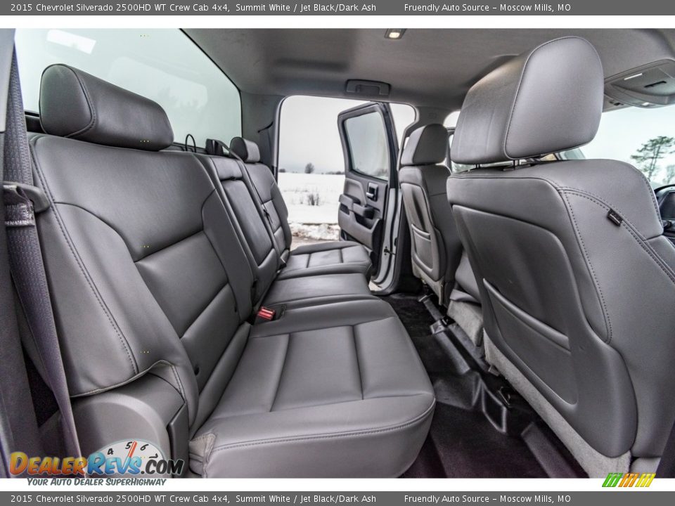 2015 Chevrolet Silverado 2500HD WT Crew Cab 4x4 Summit White / Jet Black/Dark Ash Photo #34