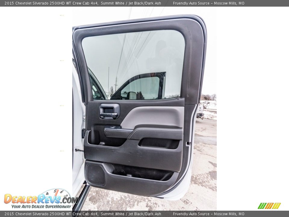 2015 Chevrolet Silverado 2500HD WT Crew Cab 4x4 Summit White / Jet Black/Dark Ash Photo #35