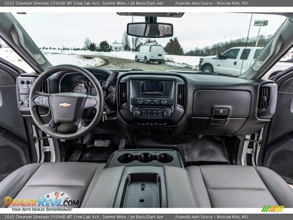 2015 Chevrolet Silverado 2500HD WT Crew Cab 4x4 Summit White / Jet Black/Dark Ash Photo #36