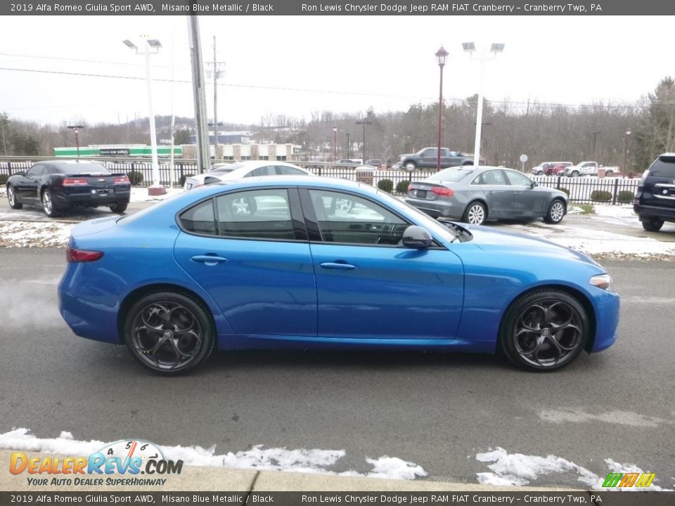 Misano Blue Metallic 2019 Alfa Romeo Giulia Sport AWD Photo #10