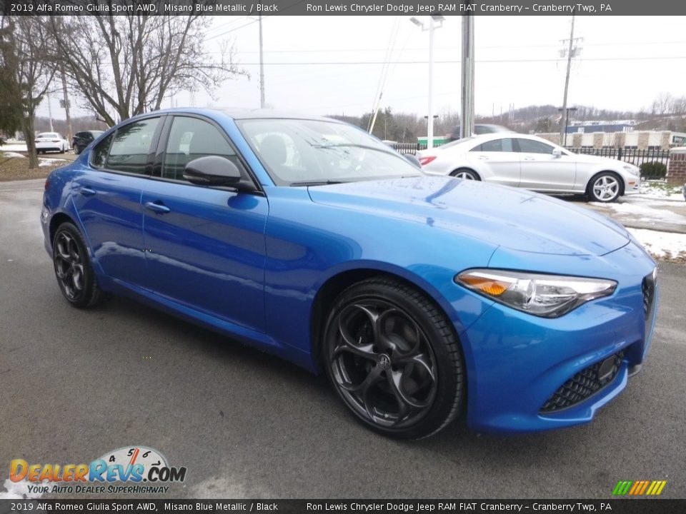 Misano Blue Metallic 2019 Alfa Romeo Giulia Sport AWD Photo #12