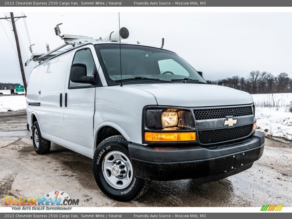 2013 Chevrolet Express 2500 Cargo Van Summit White / Neutral Photo #1