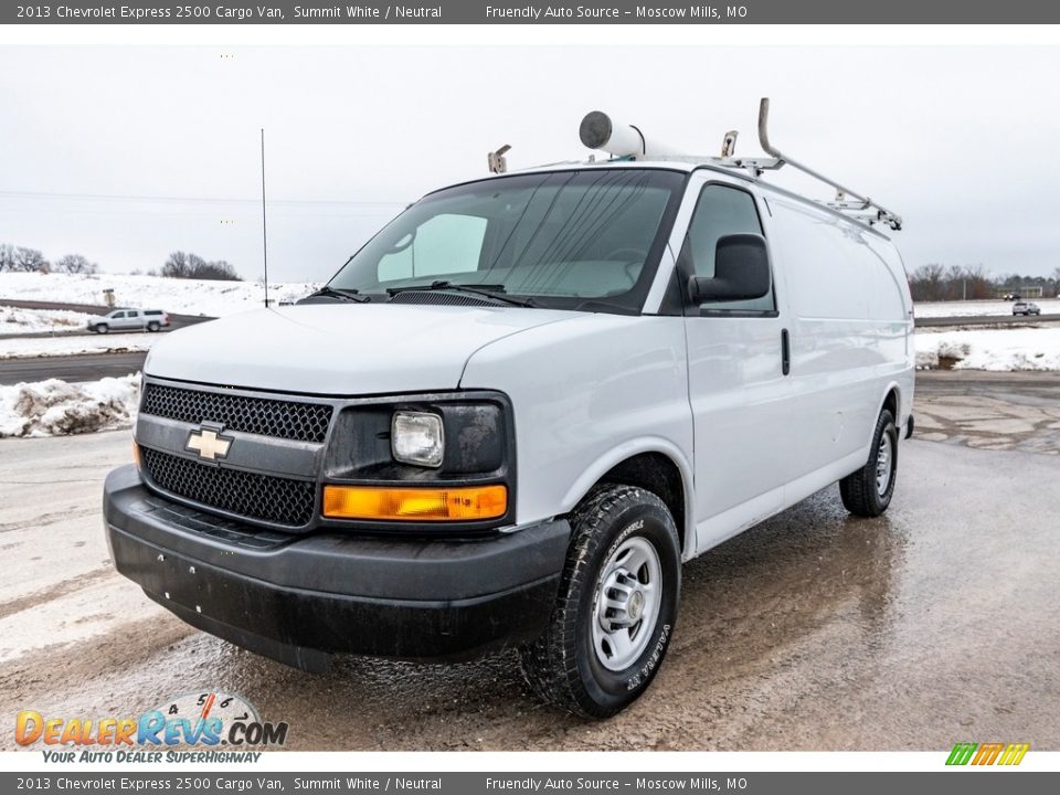 2013 Chevrolet Express 2500 Cargo Van Summit White / Neutral Photo #8