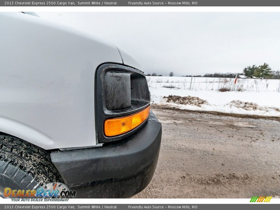 2013 Chevrolet Express 2500 Cargo Van Summit White / Neutral Photo #11