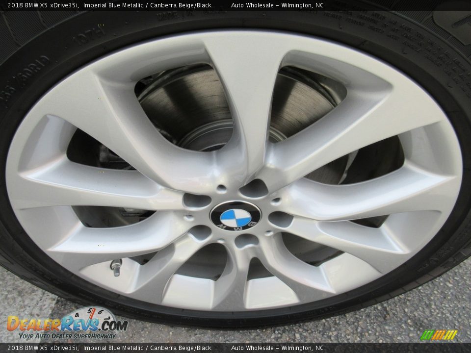 2018 BMW X5 xDrive35i Imperial Blue Metallic / Canberra Beige/Black Photo #7
