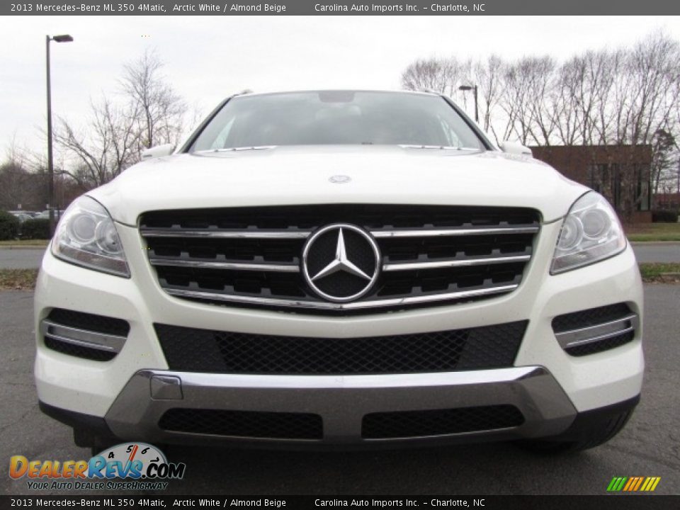 2013 Mercedes-Benz ML 350 4Matic Arctic White / Almond Beige Photo #4