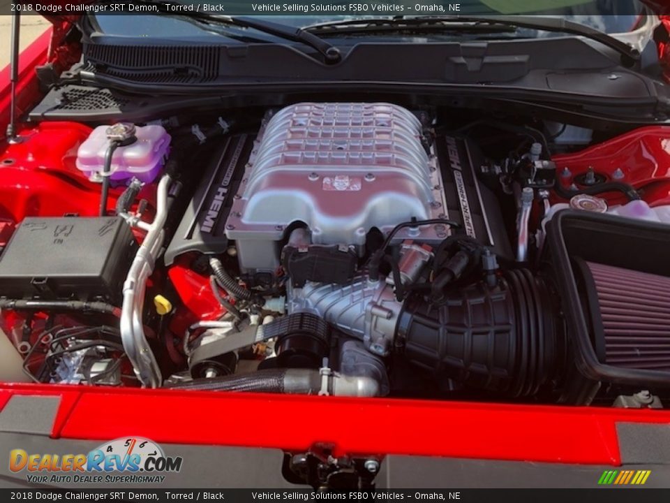 2018 Dodge Challenger SRT Demon 6.2 Liter Supercharged HEMI OHV 16-Valve VVT V8 Engine Photo #3