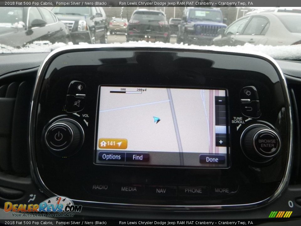 Navigation of 2018 Fiat 500 Pop Cabrio Photo #17