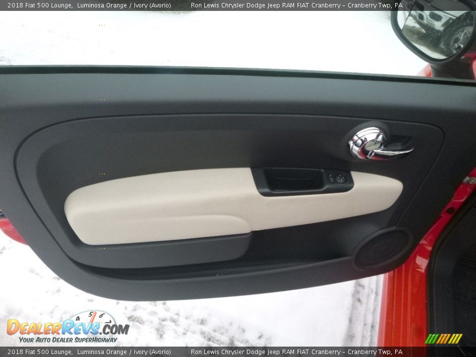 Door Panel of 2018 Fiat 500 Lounge Photo #12
