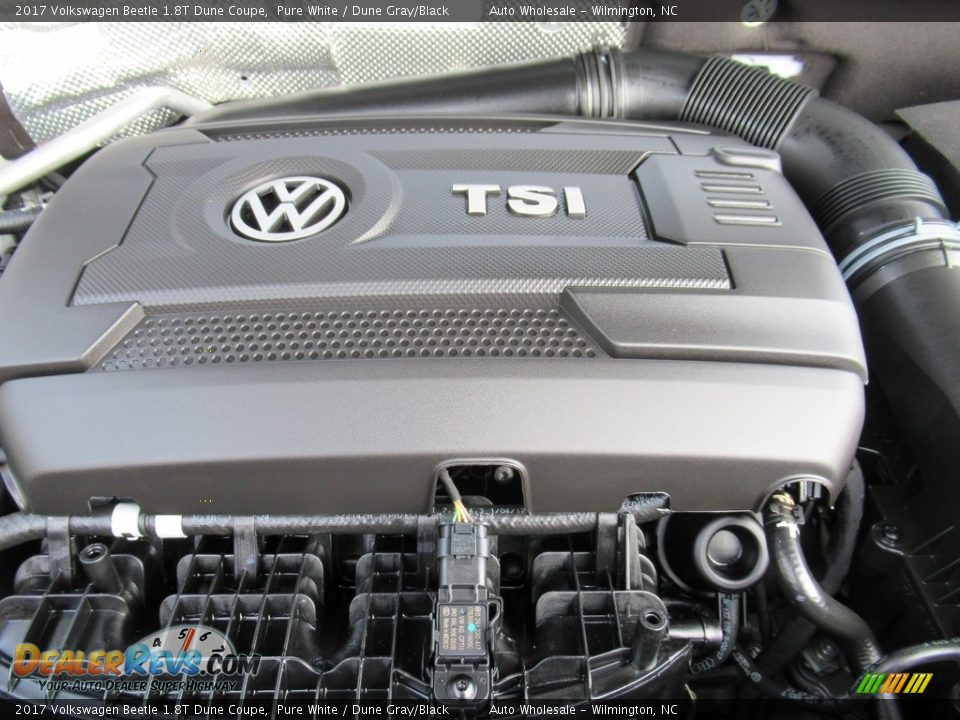 2017 Volkswagen Beetle 1.8T Dune Coupe Pure White / Dune Gray/Black Photo #6