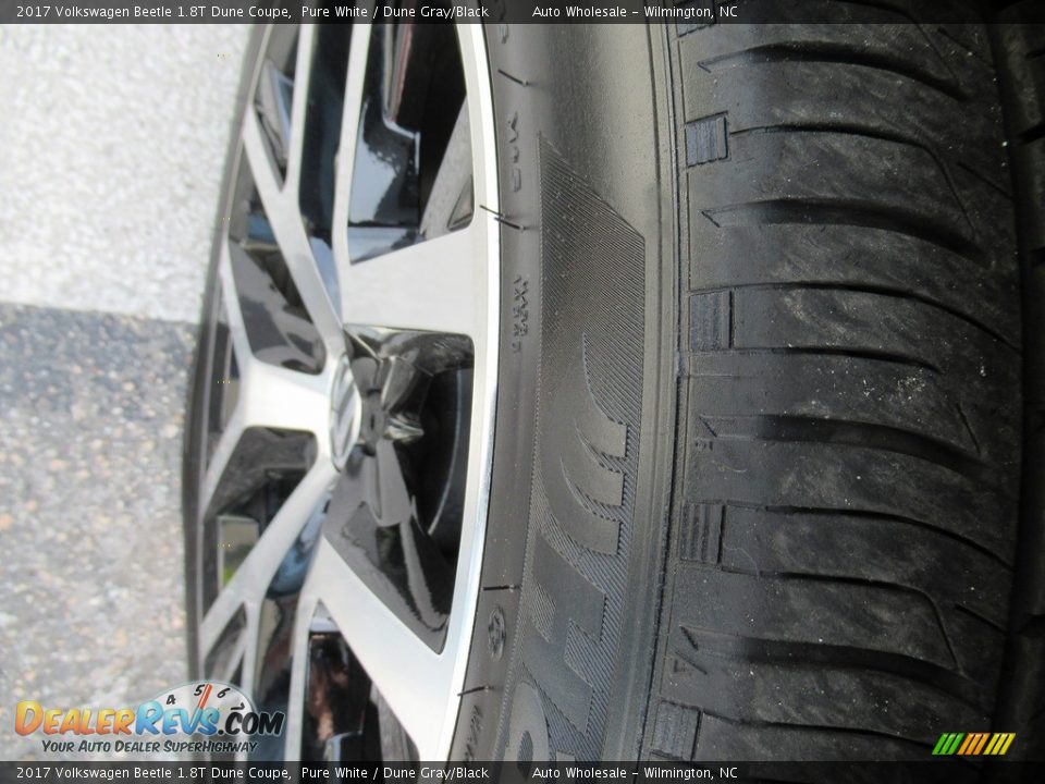 2017 Volkswagen Beetle 1.8T Dune Coupe Pure White / Dune Gray/Black Photo #8