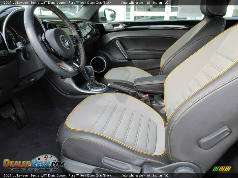 2017 Volkswagen Beetle 1.8T Dune Coupe Pure White / Dune Gray/Black Photo #11