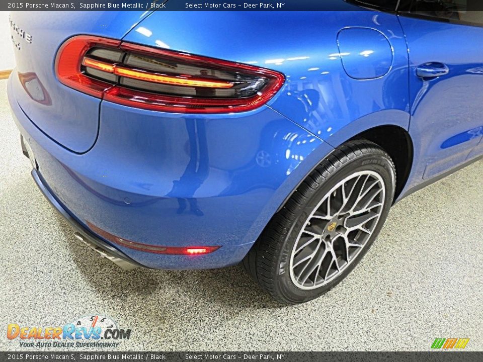 2015 Porsche Macan S Sapphire Blue Metallic / Black Photo #6