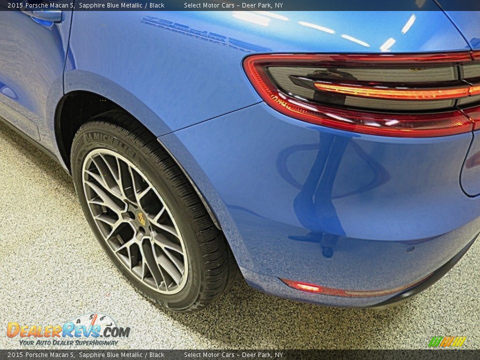 2015 Porsche Macan S Sapphire Blue Metallic / Black Photo #7