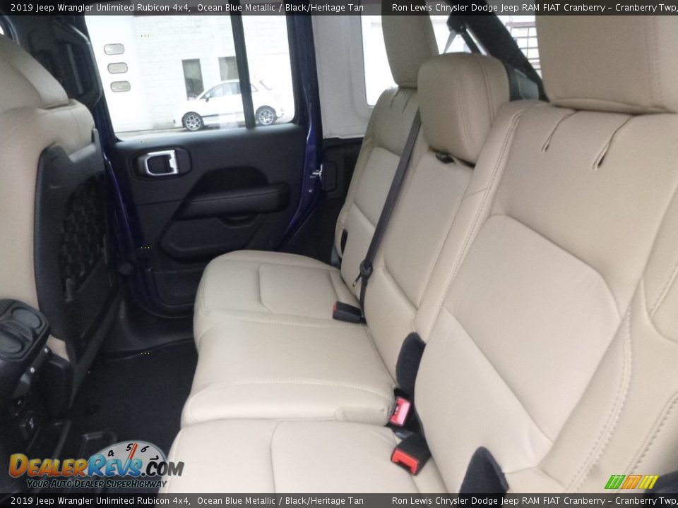 Rear Seat of 2019 Jeep Wrangler Unlimited Rubicon 4x4 Photo #4