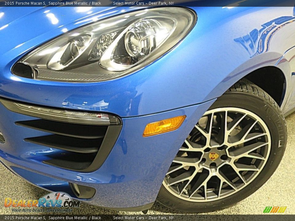 2015 Porsche Macan S Sapphire Blue Metallic / Black Photo #9