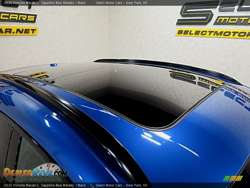 2015 Porsche Macan S Sapphire Blue Metallic / Black Photo #12