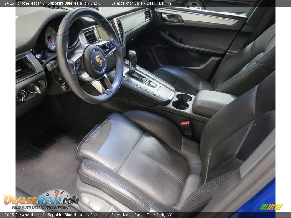 2015 Porsche Macan S Sapphire Blue Metallic / Black Photo #13
