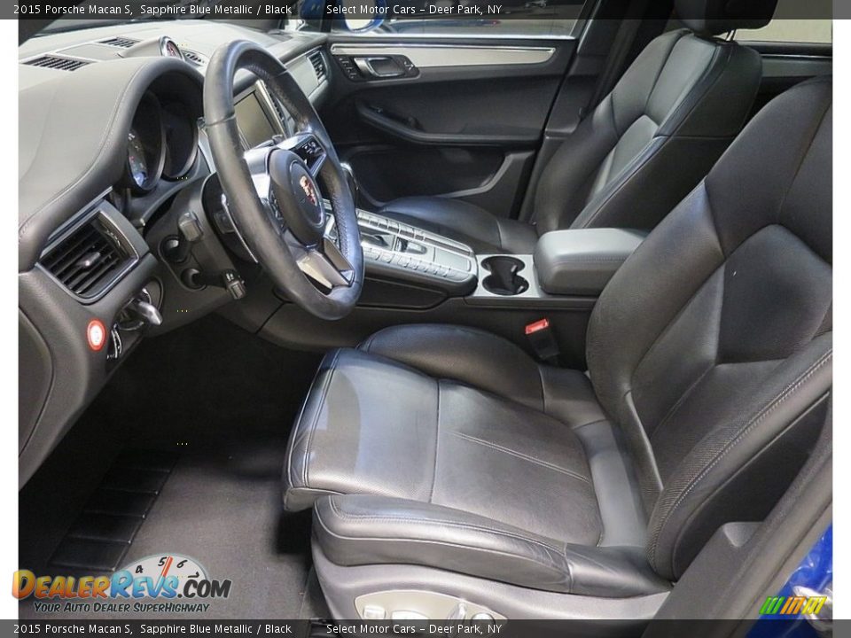 2015 Porsche Macan S Sapphire Blue Metallic / Black Photo #14