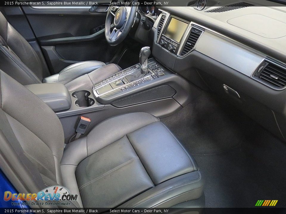 2015 Porsche Macan S Sapphire Blue Metallic / Black Photo #15