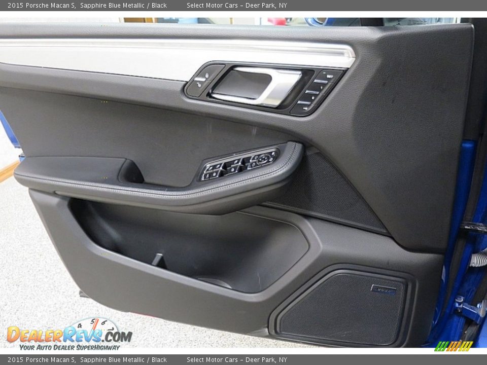 2015 Porsche Macan S Sapphire Blue Metallic / Black Photo #17