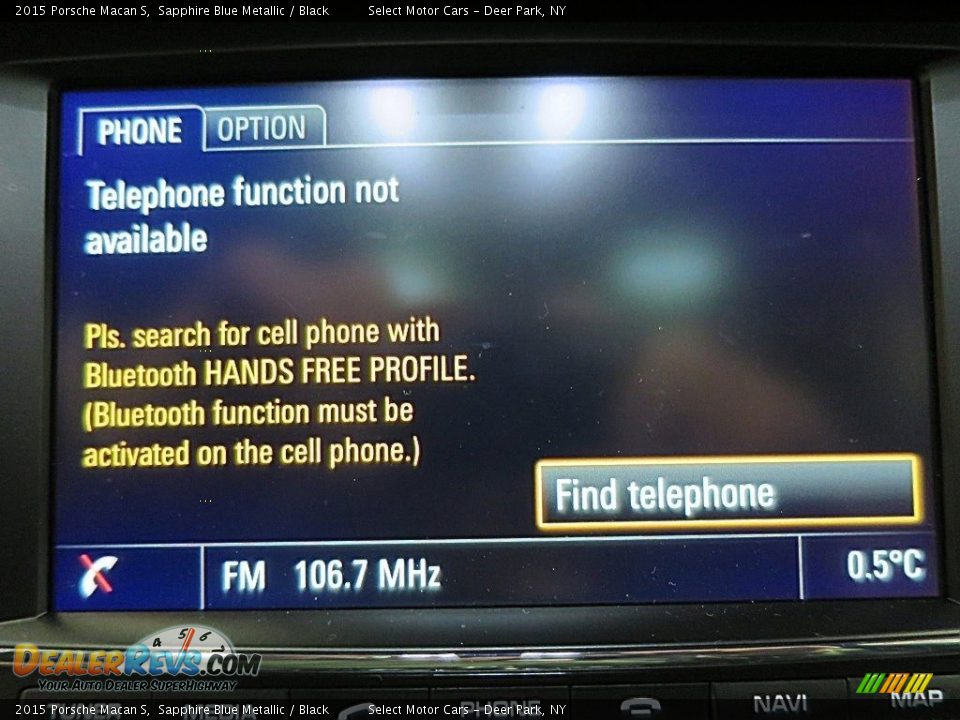 2015 Porsche Macan S Sapphire Blue Metallic / Black Photo #20