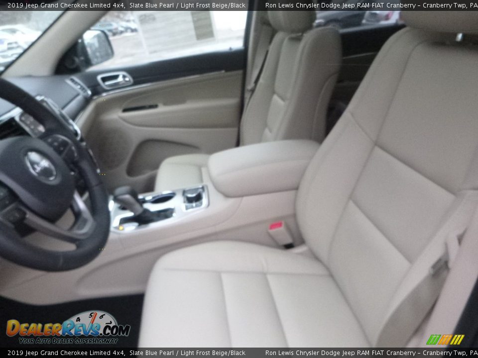2019 Jeep Grand Cherokee Limited 4x4 Slate Blue Pearl / Light Frost Beige/Black Photo #15