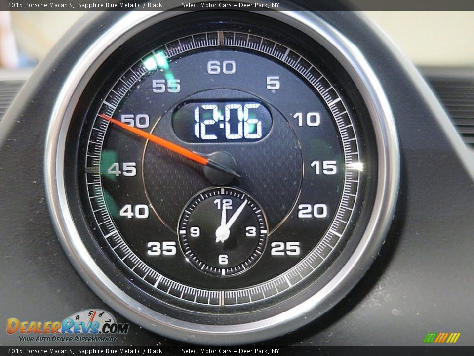 2015 Porsche Macan S Sapphire Blue Metallic / Black Photo #22