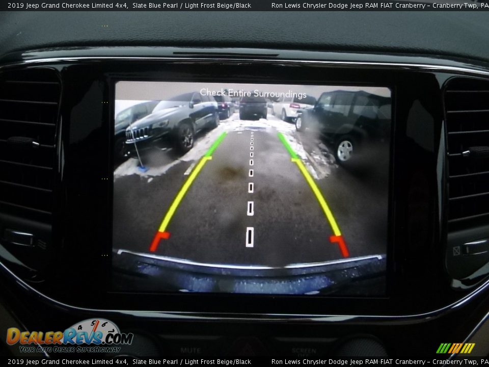 2019 Jeep Grand Cherokee Limited 4x4 Slate Blue Pearl / Light Frost Beige/Black Photo #20