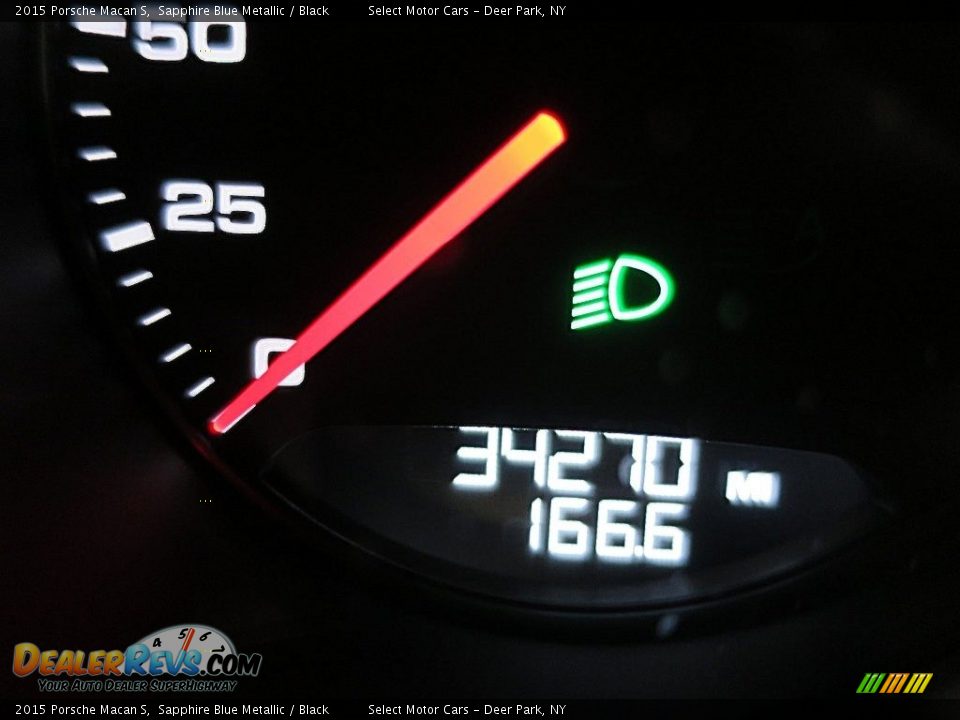 2015 Porsche Macan S Sapphire Blue Metallic / Black Photo #26