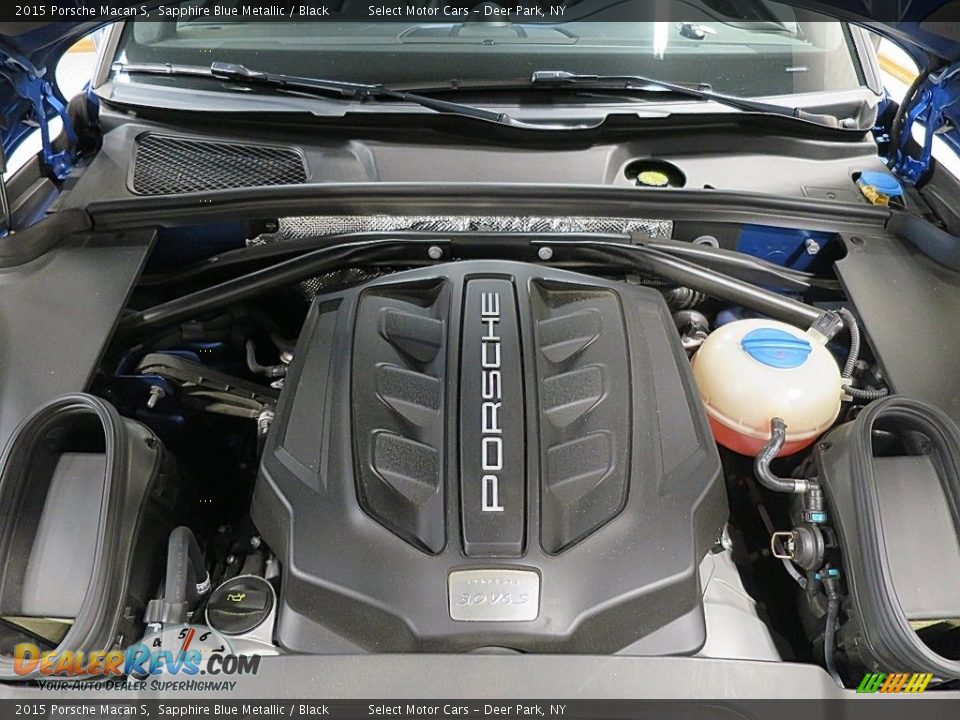 2015 Porsche Macan S Sapphire Blue Metallic / Black Photo #27