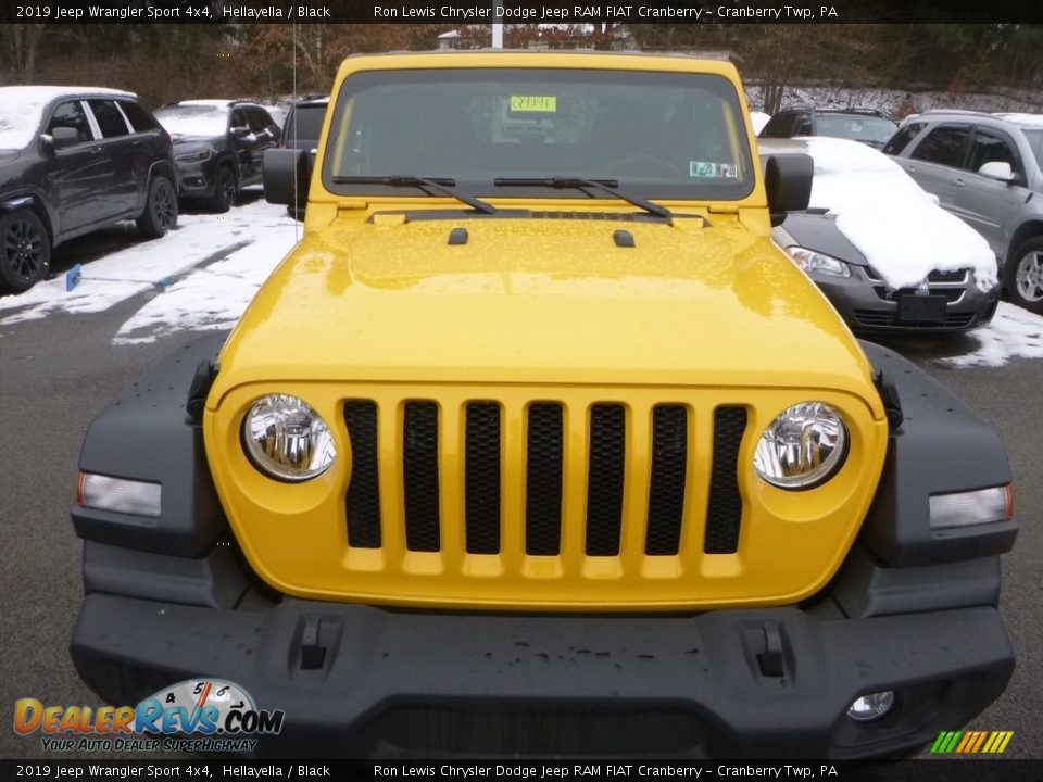 2019 Jeep Wrangler Sport 4x4 Hellayella / Black Photo #9