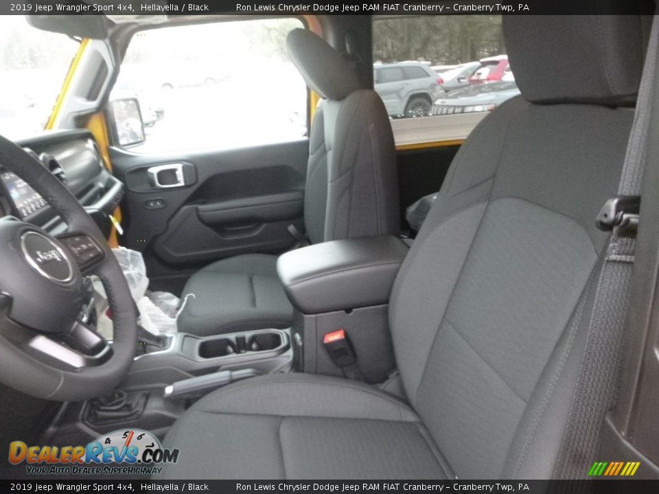 2019 Jeep Wrangler Sport 4x4 Hellayella / Black Photo #13