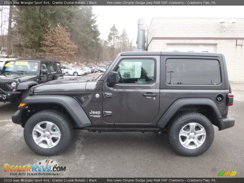 Granite Crystal Metallic 2019 Jeep Wrangler Sport 4x4 Photo #3