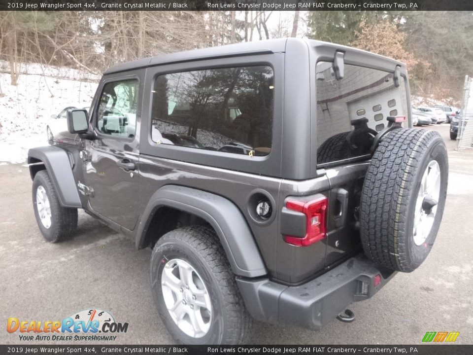 2019 Jeep Wrangler Sport 4x4 Granite Crystal Metallic / Black Photo #4
