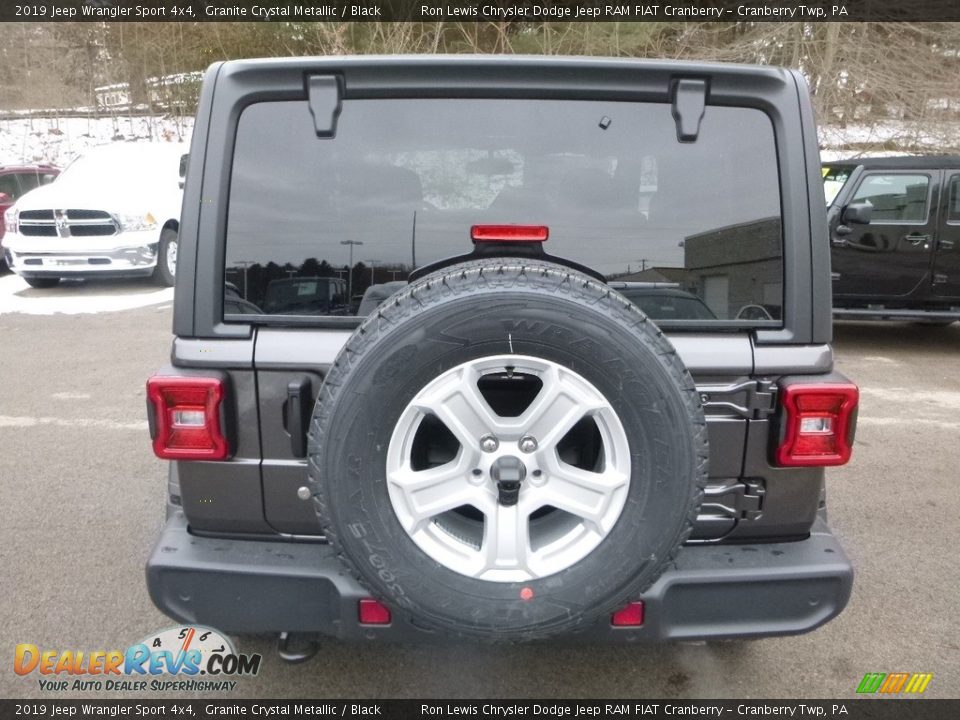 2019 Jeep Wrangler Sport 4x4 Granite Crystal Metallic / Black Photo #5