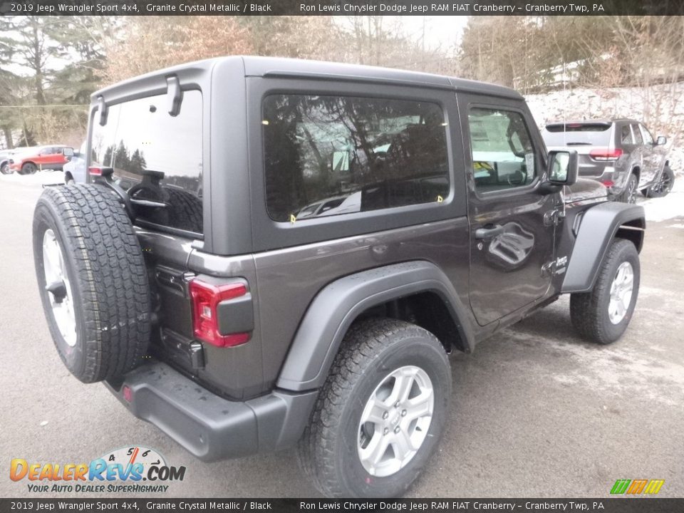 2019 Jeep Wrangler Sport 4x4 Granite Crystal Metallic / Black Photo #6