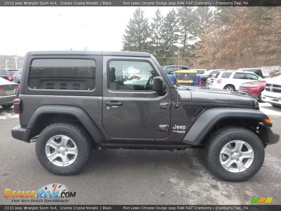 2019 Jeep Wrangler Sport 4x4 Granite Crystal Metallic / Black Photo #7