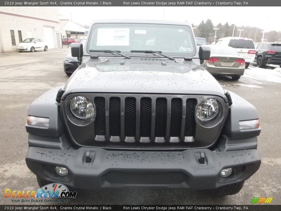2019 Jeep Wrangler Sport 4x4 Granite Crystal Metallic / Black Photo #9