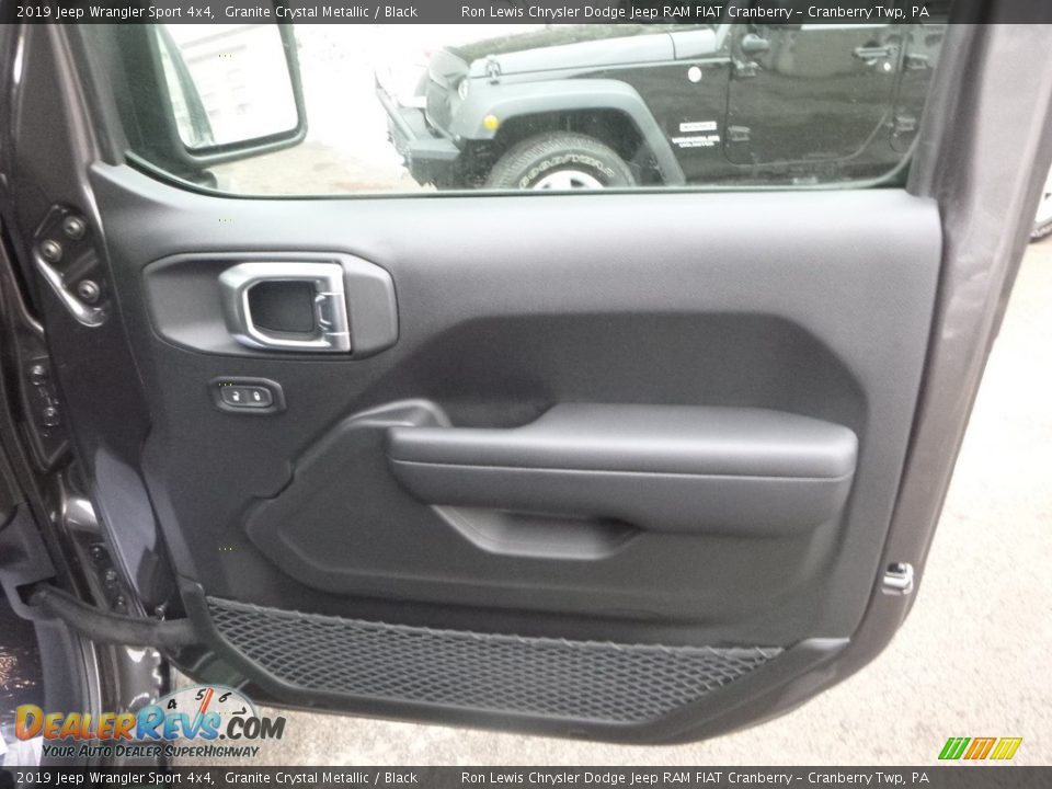 2019 Jeep Wrangler Sport 4x4 Granite Crystal Metallic / Black Photo #12