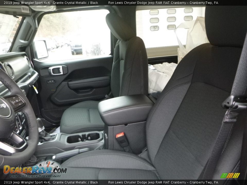 2019 Jeep Wrangler Sport 4x4 Granite Crystal Metallic / Black Photo #14