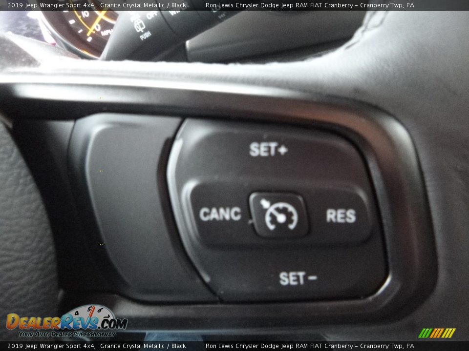 2019 Jeep Wrangler Sport 4x4 Granite Crystal Metallic / Black Photo #19