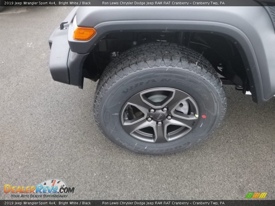 2019 Jeep Wrangler Sport 4x4 Bright White / Black Photo #2