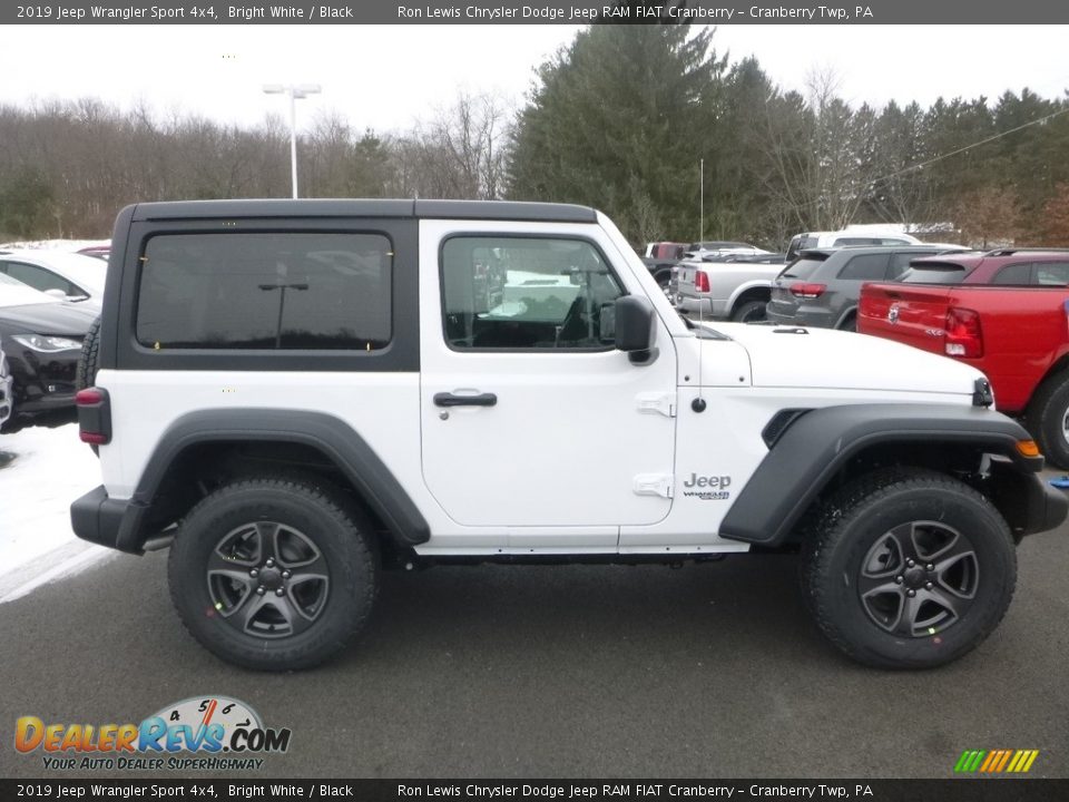 Bright White 2019 Jeep Wrangler Sport 4x4 Photo #7