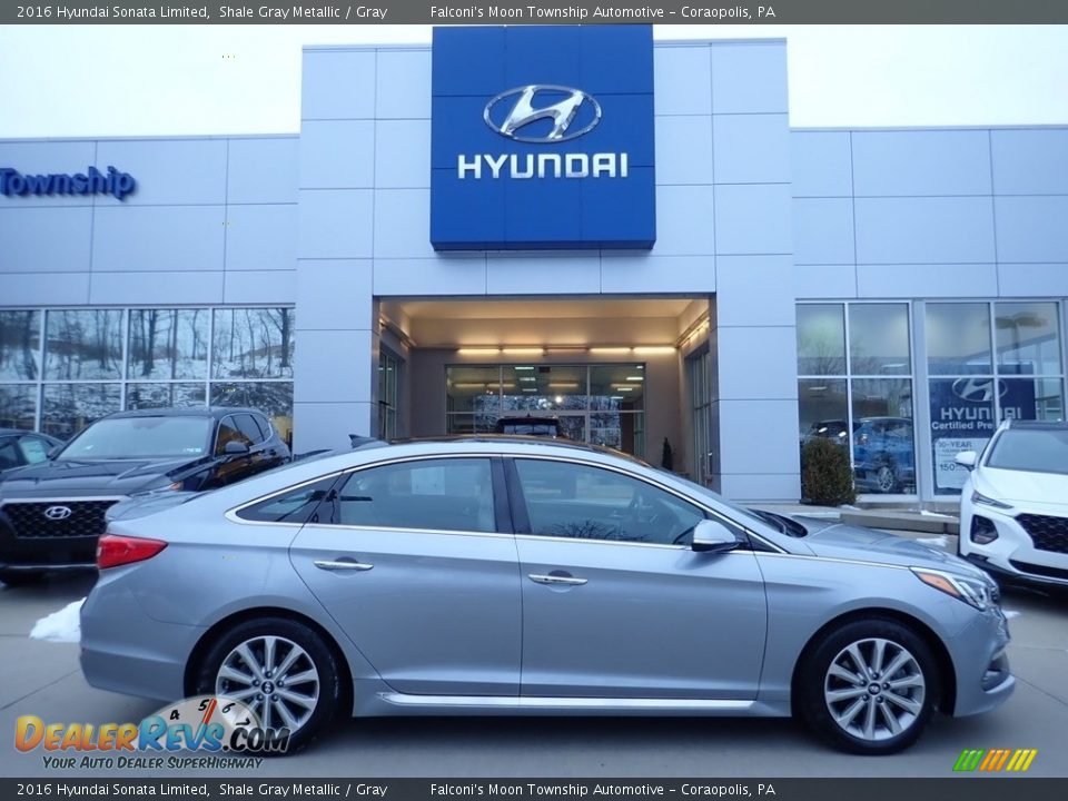 2016 Hyundai Sonata Limited Shale Gray Metallic / Gray Photo #1