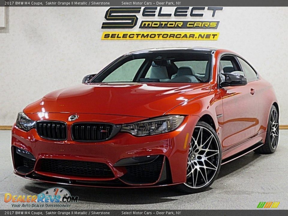 2017 BMW M4 Coupe Sakhir Orange II Metallic / Silverstone Photo #1