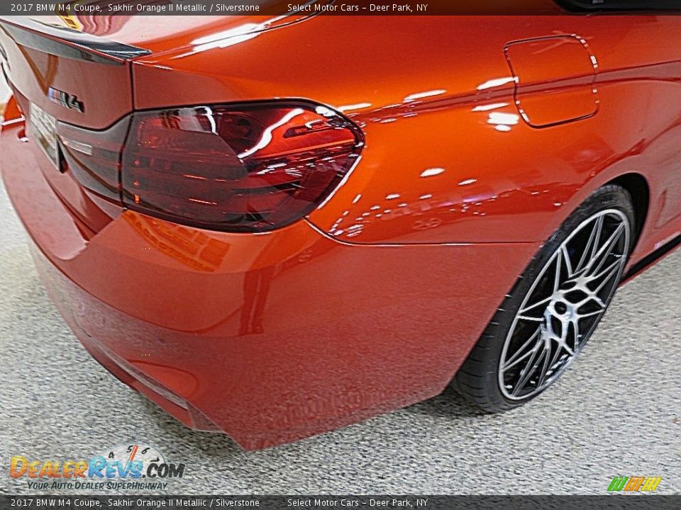 2017 BMW M4 Coupe Sakhir Orange II Metallic / Silverstone Photo #6