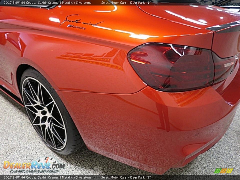 2017 BMW M4 Coupe Sakhir Orange II Metallic / Silverstone Photo #7