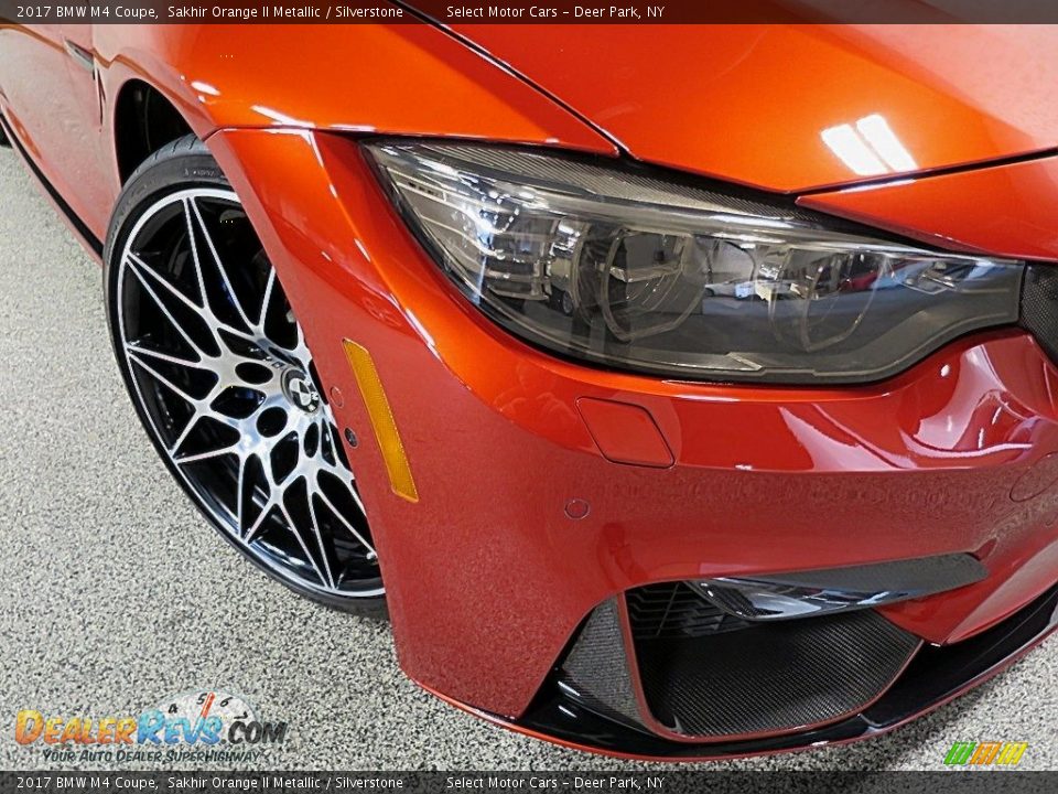 2017 BMW M4 Coupe Sakhir Orange II Metallic / Silverstone Photo #8